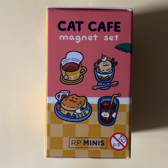 Cat Cafe Magnet Set - Multicolor - Picture 4 of 7